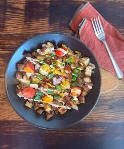 Cheddar Bacon Ranch Burger Bowl