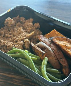 Turkey JOE w Sweet Potato Fries