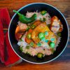 Grilled Jalapeno Peach Chicken Thighs