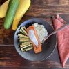 Creamy Lemon Dill Salmon & Rice