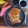 Banana Crunch Protein Pancakes