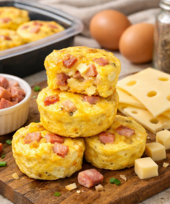 Ham & Swiss Egg Bites