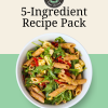 Jacked 5-Ingredient Recipe Pack cover – 40 simple high-protein meal prep recipes for fitness goals in Lexington KY