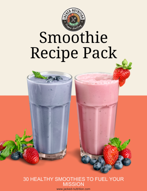 Jacked Smoothie Recipe Pack cover – 30 high-protein smoothie recipes for fitness and health in Lexington KY