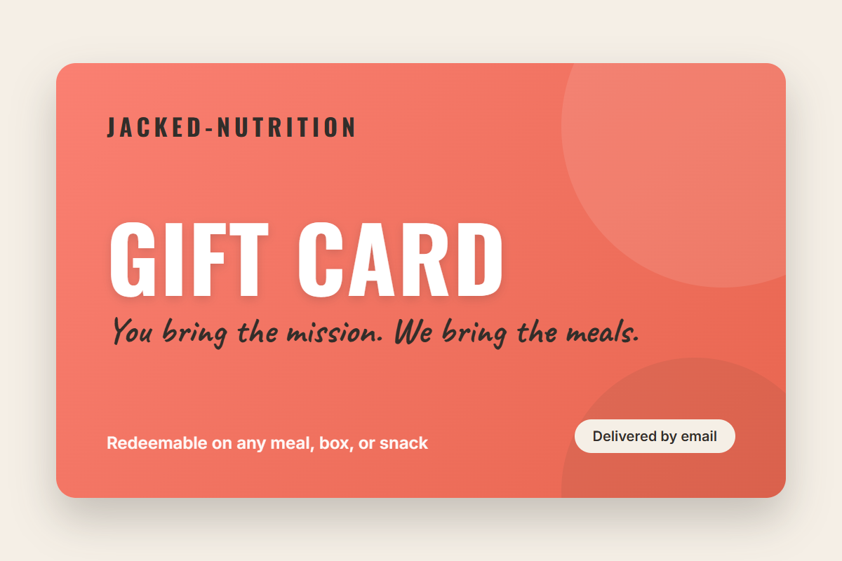Jacked-Nutrition Gift Card